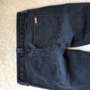 HUDSON faded black jeans